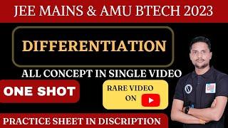 differentiation in one shot|method of differentiation in one shot|mathematics one shot for jee mains