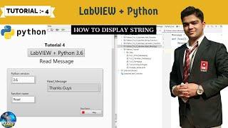 Labview + Python | Tutorial 4 Strings in Python with Labview | LabVIEW + Python Series