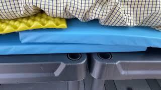 Easy Removable Camper Bed for Minivan (2008 Chrysler Town and Country)