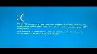 How to Fix Driver Power State Failure in Windows 8.1