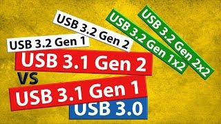 USB 3.1 Gen 1 vs Gen 2... vs USB 3.2 Gen 1 vs... What? Names Explained