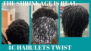 HOW TO: COMB COILS | ON 4C HAIR USING DESIGN ESSENTIALS ALMOND AND AVOCADO CURL STRETCHING CREME