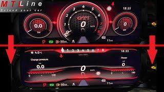 VW Golf 8 GTI, MY2021 – additional Golf R view activation – vključitev dodatnega Golf R pogleda