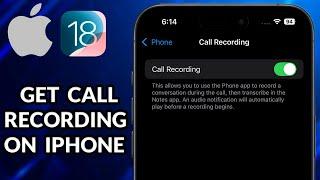 How To Fix Call Recording Not Working On iPhone iOS 18