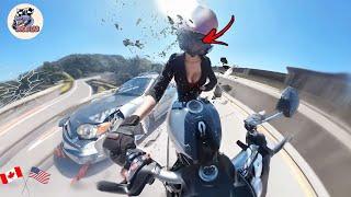 BRUTAL MOTORCYCLE CRASHES | CRAZY & EPIC Motorcycle Beginner Mistakes 2024 #5.