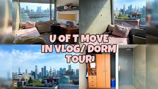 UNIVERSITY OF TORONTO NEW COLLEGE MOVE IN VLOG/DORM TOUR