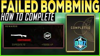 DMZ FAILED BOMBING MISSION GUIDE - TIER 4 BLACK MOUS - Defused Charge from the Ahkdar Statue - MW2
