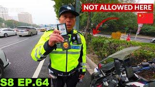 POLICE Stopped me in Beijing But Why  S8 EP.64 | Pakistan to Japan Motorcycle Tour