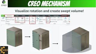 Creo Mechanism tutorial | Motion Envelope | Motion Analysis | Servo Motor