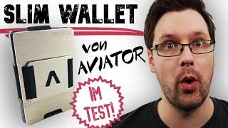 Aviator Wallet Test ► Futuristisches Slim Wallet im EC-Kartenformat  Wir haben's gecheckt!