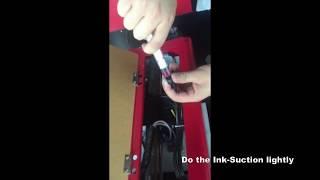 【Ant-Print】How to do the ink suction from the UV damper for the UV printer?