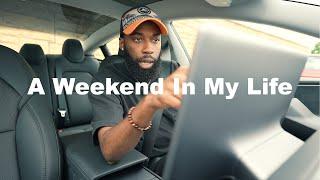 A weekend in Atlanta | Test driving a tesla | Corey Jones