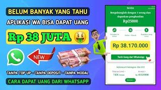 Saluran WA Dapat Uang Rp 38 JUTA  Cara Mendapatkan Uang dari WA | Cara Dapat Uang dari Internet