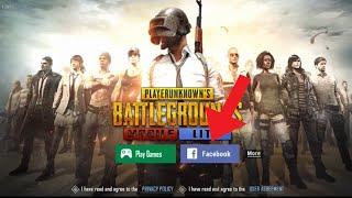 How to Create Pubg Mobile Lite Account With facebook | Pubg Mobile Lite me account kaise banaye