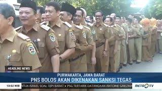 Belum 'Move On' dari Lebaran, Sejumlah PNS Purwakarta Datang Terlambat