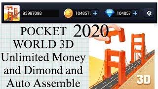 Pocket World 3d Hacked Unlimited Dimonds and Money