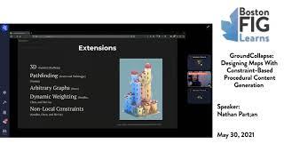 BostonFIG Learns Virtual - GroundCollapse: Designing Maps w Constraint-Based Procedural Content Gen.