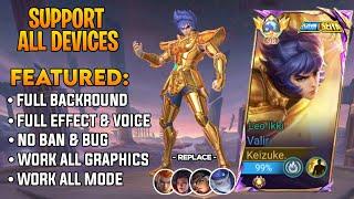 Script Skin Valir Saint Seiya - Leo Ikki No Password | Full Effect & Voice