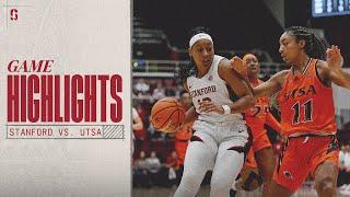 Highlights: Stanford Women's Basketball vs. UTSA