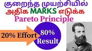 How to Apply 80-20 Rule in Studies | Pareto Principle For Students