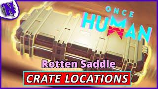 Rotten Saddle Mystical Weapon and Gear Crate Locations ONCE HUMAN BEGINNER GUIDE GAMEPLAY