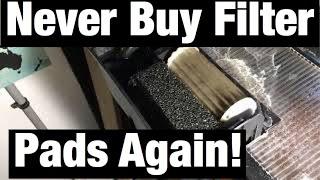 Filter Pad Cartridges DIY Aquarium Hack