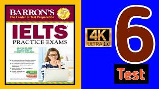 BARRON'S IELTS LISTENING TEST - 6 | barron's ielts listening test - 6 | IELTS | RUTVIK IELTS |