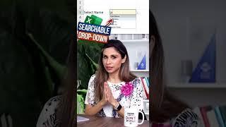 SEARCHABLE  Dropdowns in Excel #shorts