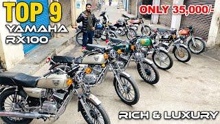 YAMAHA RX100 Top 9 Modified For Sale | under 35000/- | RICH LUXURY LOOK AWESOME COLOUR | GILL BRAND