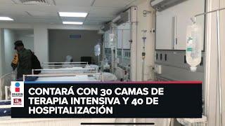 Sedena rehabilita hospital abandonado en Morelos para atención de Covid-19