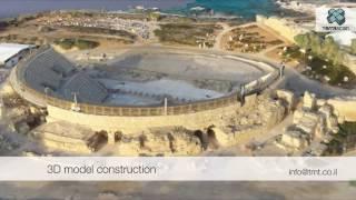 Caesarea theater 3D scan