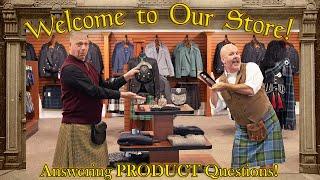 ANSWERS About USA Kilts Products!  How to buy a kilt and more