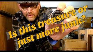 Is this treasure or just more junk?  Mystery Garage Unboxing 26