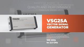 VSG25A Features and Specifications