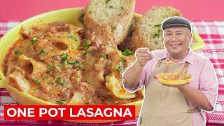 One Pot Lasagna Recipe | SIMPOL | CHEF TATUNG