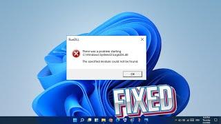 Fix There was a problem starting c /windows/system32/logilda.dll