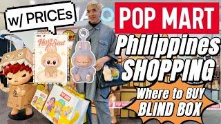 SHOPPING AT POPMART PHILIPPINES (w/PRICEs) LABUBU + CRY BABY + HIRONO & Where to Shop Blind Box