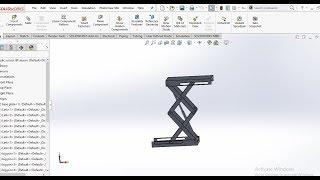 Hydraulic Scissor Lift  | SOLID WORKS | IMPULSE