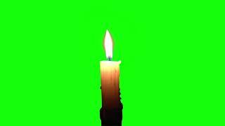 Free Footage Candle Flames Green Screen 4K UHD 3840x2160 50p