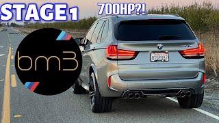 BMW X5 M Bootmod3 Stage 1 Tune- iPhone upload and Dragy Testing!