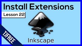 Inkscape Lesson 22 - Installing Custom Extensions