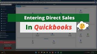 23. Entering Direct Sales in QuickBooks