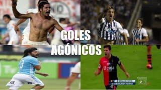 Goles agónicos del fútbol Peruano