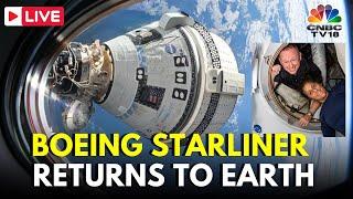 LIVE: Boeing Starliner Returns to Earth Without Astronauts | Sunita Williams | NASA LIVE | N18G