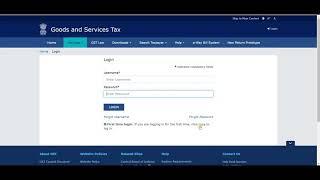 How to login into GST Portal