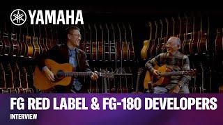 Yamaha | FG Red Label and FG-180 Developers Interview English Subtitles