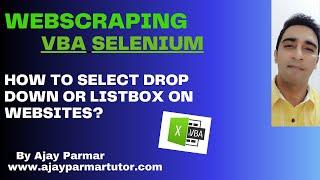 How to use Drop Down or List Box on websites - VBA Selenium- Powerful