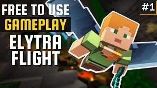 Free To Use Gameplay (No Copyright) - Minecraft Elytra Flight