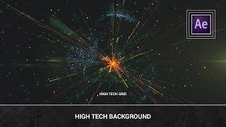 After Effects - High Tech Background (Trapcode Particular Plexus) Tutorial