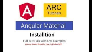 Angular Material Tutorial - Install Angular Material | Angular Tutorials For Beginners